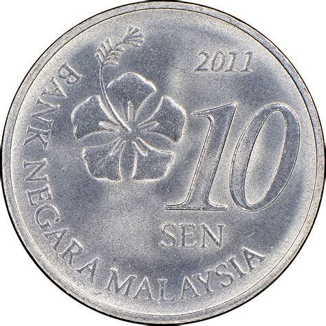Malaysia 10 Sen Km 202 Prices And Values Ngc