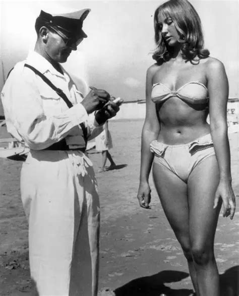 Bikini Girl Beach Police Vintage Photo Bathing Beauty 8x10 Print Poster