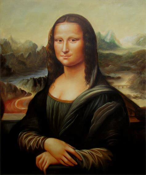 Mona Lisa Painting Made By Leonardo Da Vinci PNG Wallpaper SIA