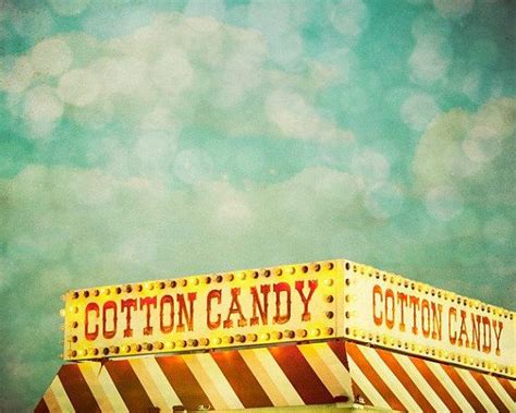 Cotton Candy Carnival Food Sign 8x10 Fine Art Photography Print By