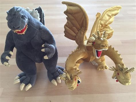 Godzilla And King Ghidorah Plush Toy Vault 1758387963