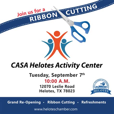 Grand Re Opening Casa Helotes Activity Center Helotes Chamber Of