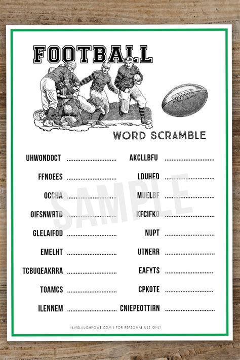 Super Bowl Party Games Printable Printable Word Searches