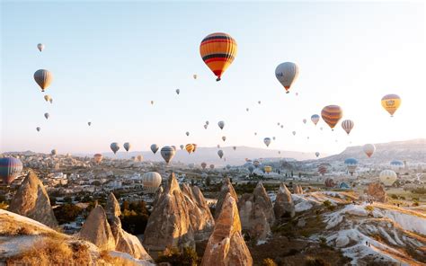 Fairy Chimneys In Cappadocia Hot Air Balloon Ride 2023 Goreme Viator