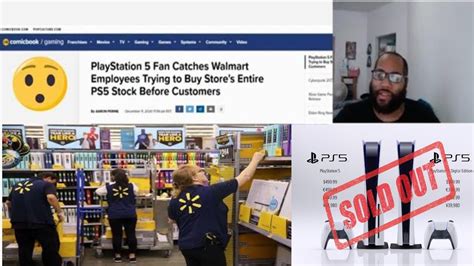 Walmart Employees Try To Buy Entire Store Amount Of Ps5s Before