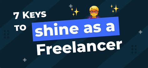 7 Keys To Shine As A Freelancer Squills