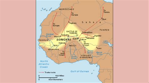 Songhai Empire Map Islamichistory