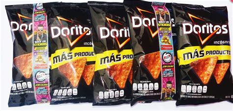 Doritos Incognita 61g Spicy Mexican Chips Sabritas Mexicanas Nutrition