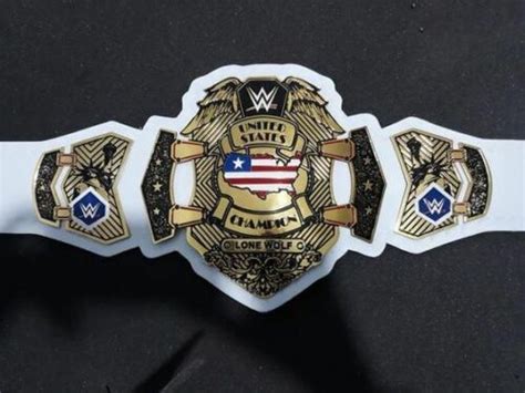 Wwe United States Custom Championship Wrestling Belt 2 Mm Etching