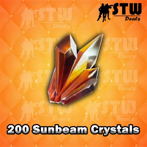 200 X Sunbeam Crystal Stwdeals