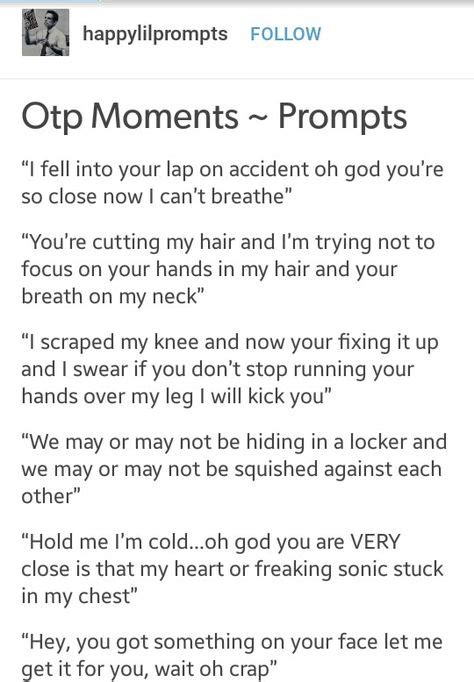 669 Best Cute Otp Prompts Images Otp Prompts Prompts Writing Prompts