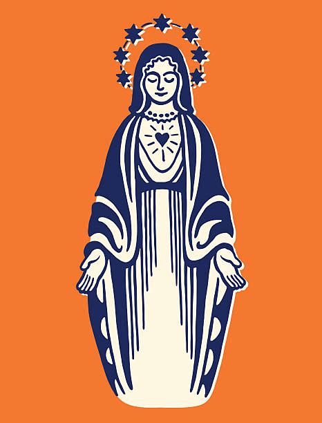 Royalty Free Virgin Mary Clip Art Vector Images And Illustrations Istock