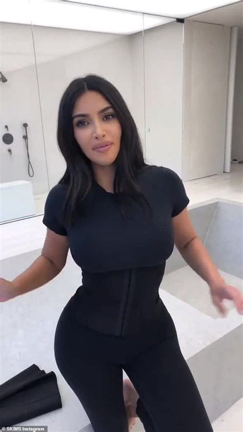 kim kardashian debuts skims waist trainer despite corset controversy kim kardashian outfits