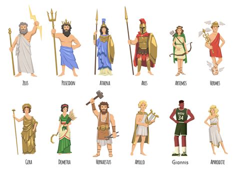 Updated List Of The Greek Gods Rmkebucks