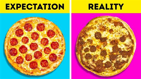 food ads expectation vs reality youtube