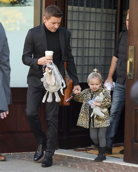 jeremy renner steps out with his very rarely seen daughter ava — see the cute pics jeremy