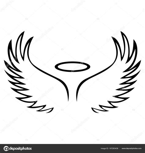 Dibujos Y Plantillas Para Imprimir Alas De Angel Angel Wings Drawing Reverasite
