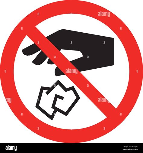 No Throwing Things Sign