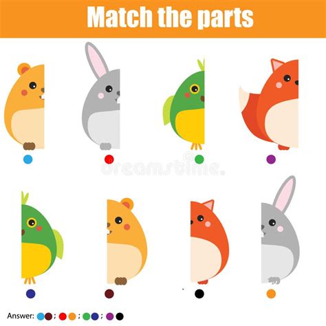 Matching Children Educational Game Kids Activity Match Transport With