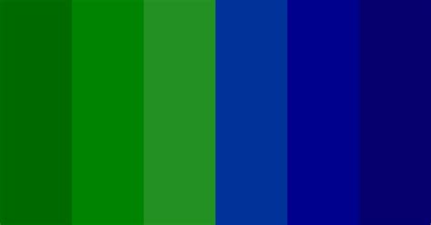 Green And Dark Blue Color Scheme Blue