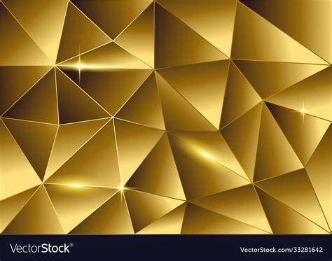 Abstract Background Golden Triangles Royalty Free Vector