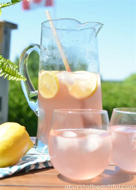 Sparkling Pink Lemonade A Burst Of Beautiful