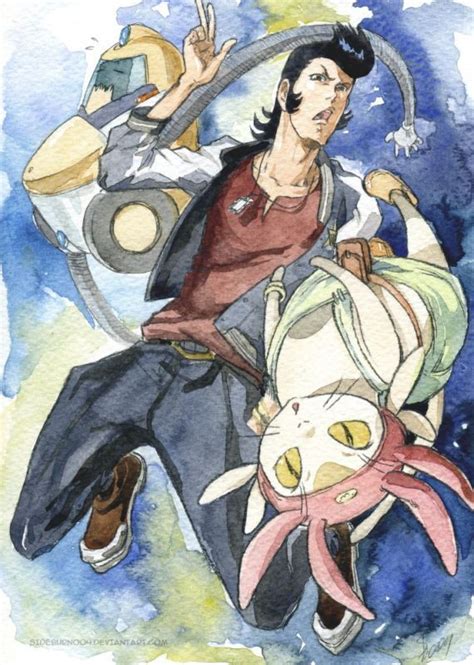 Space Dandy And Meow Space Dandy Awesome Anime Anime