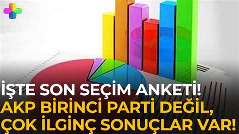 İşte son seçim anketi AKP artık birinci parti değil çok ilginç