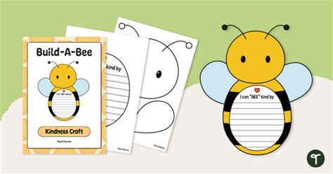Bee Kind Craft And Writing Template Teach Starter