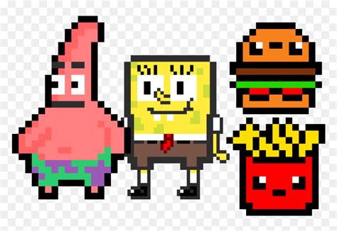 Patrick Spongebob Pixel Art Characters Pixel Art Templates Images