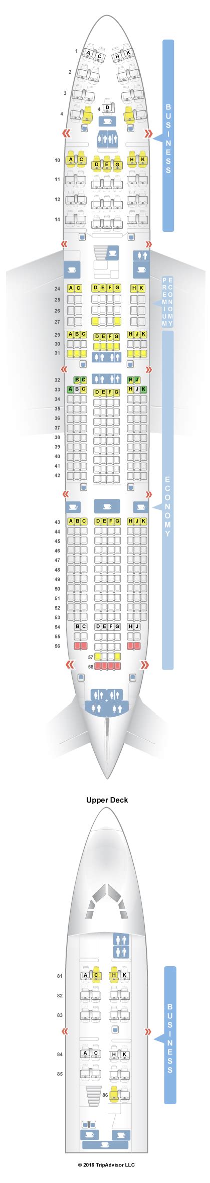 Airbus A380 Lufthansa Seat Map