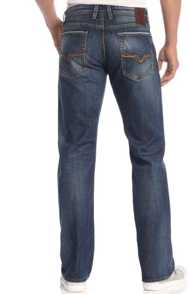 Guess Desmond Relaxed Fit Straight Leg Jeans In Blue For Men Cranium