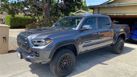 2022 Toyota Tacoma Trd Pro In Magnetic Gray Metallic Youtube