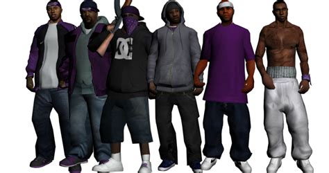 Los Mejores Skin Para Tu Gta San Andreas Skin Pack Ballas