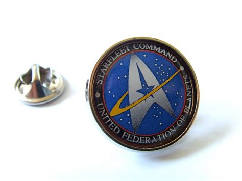 Star Trek Starfleet Command Lapel Pin Badge Etsy