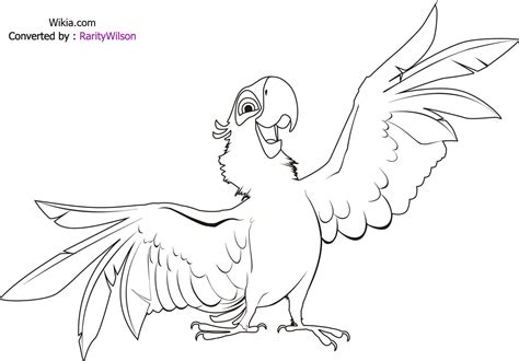 Angry Birds Rio Coloring Pages Team Colors