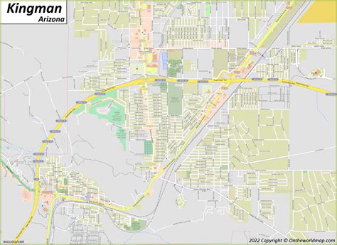 Kingman Map Arizona Us Discover Kingman With Detailed Maps