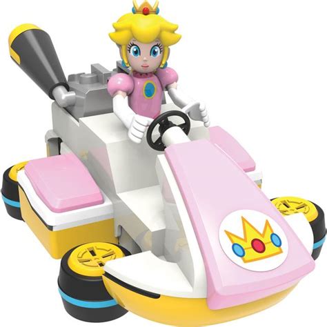 Knex Mario Kart 8 Princess Peach Kart Building Set 6 From Ocado