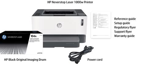 This hp laserjet 1000 printer also offers to you 7000 pages monthly duty cycle. HP Neverstop Laser 1000w Wireless Printer | Innovink Solutions
