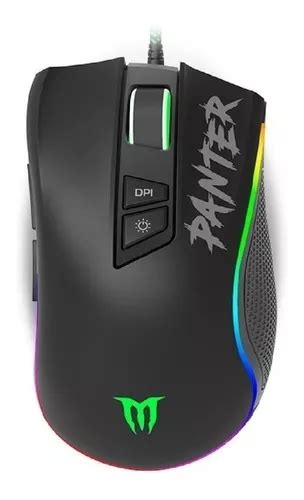 Mouse Gamer De Juego Panter Gm302 Negro Mercadolibre