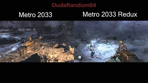 I strongly recommend the original 2033, but if the redux doesn't have it, unfortunately it's almost impossible to get the original now, since they took it off the store. Metro 2033 Vs Metro 2033 Redux Pc Side By Side Graphics ...