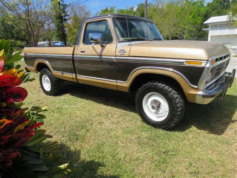 Ford F 150 Standard Cab Pickup 1977 Brown For Sale 1977 Ford F150