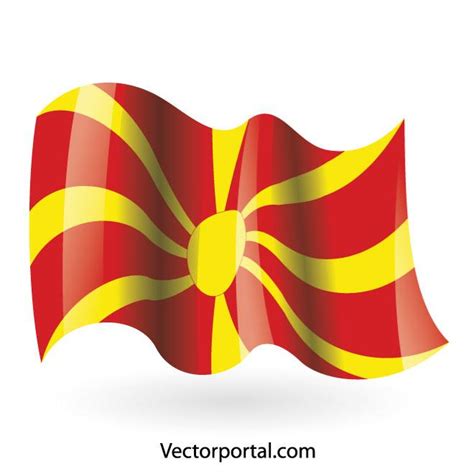 Flag Of The Republic Of Macedonia Royalty Free Stock Svg Vector And