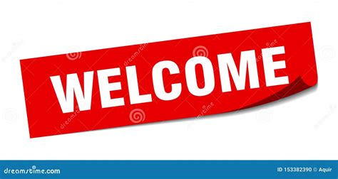 Welcome Sticker Stock Vector Illustration Of Badge 153382390