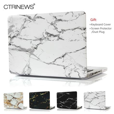 Ctrinews Marble Texture Case Matte Cover For Apple Macbook Air Pro