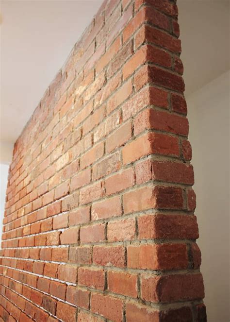 Before And After Vickianns Diy Real Brick Wall Apartment Therapy