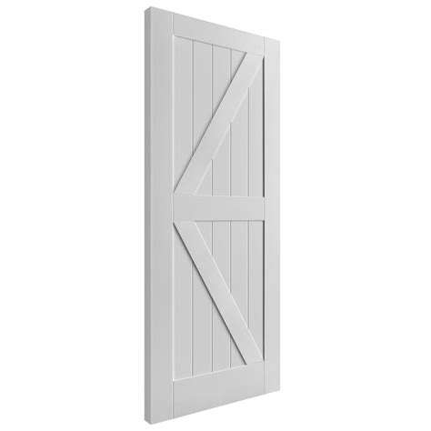 Liberty Doors Internal White Primed Barn Flb Door At Leader Doors