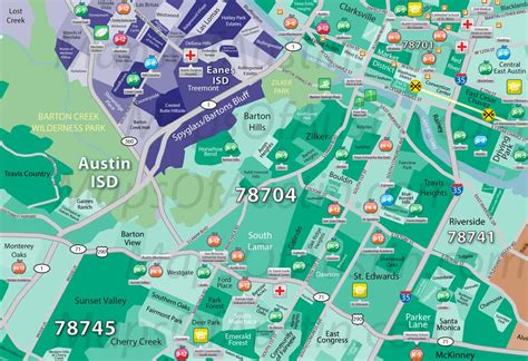 Map Of Austin Tx Area Maps Catalog Online