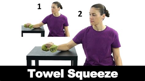 A Towel Squeeze Is A Simple Way To Strengthen Your Wrist And Hands