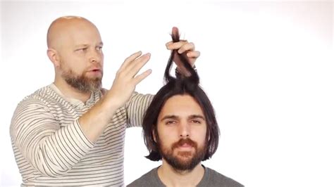 Mens Medium Length Haircut Tutorial Thesalonguy Youtube